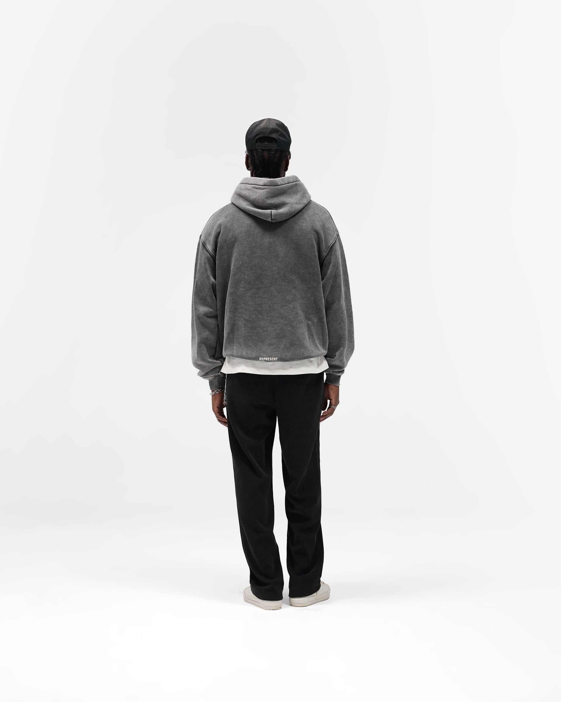 Ribbed Hybrid Pant - Washed Black