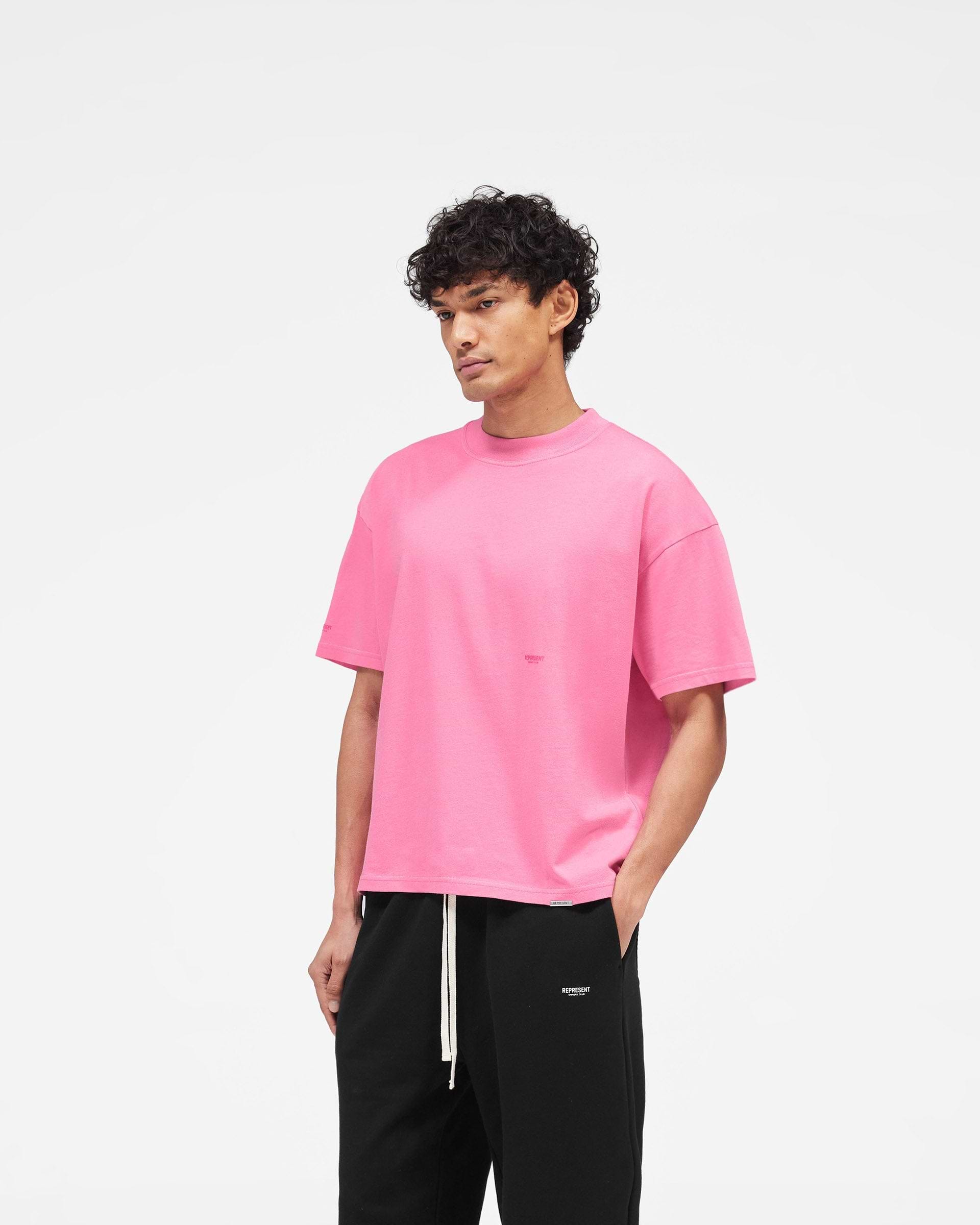 Micro Owners Club T-Shirt - Pink Lemonade