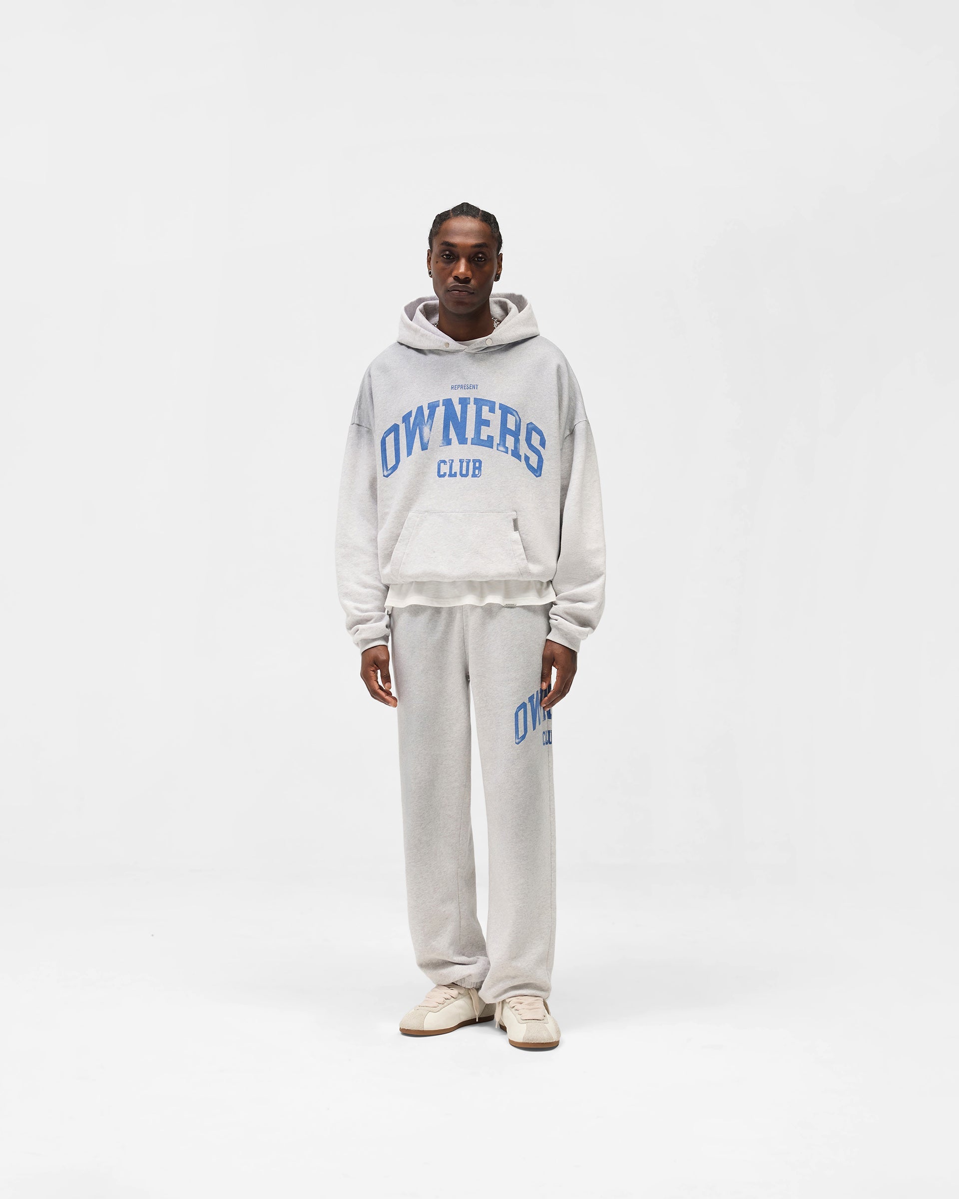 Represent Owners Club Sweatpant - Sprayed Ice Grey Marl