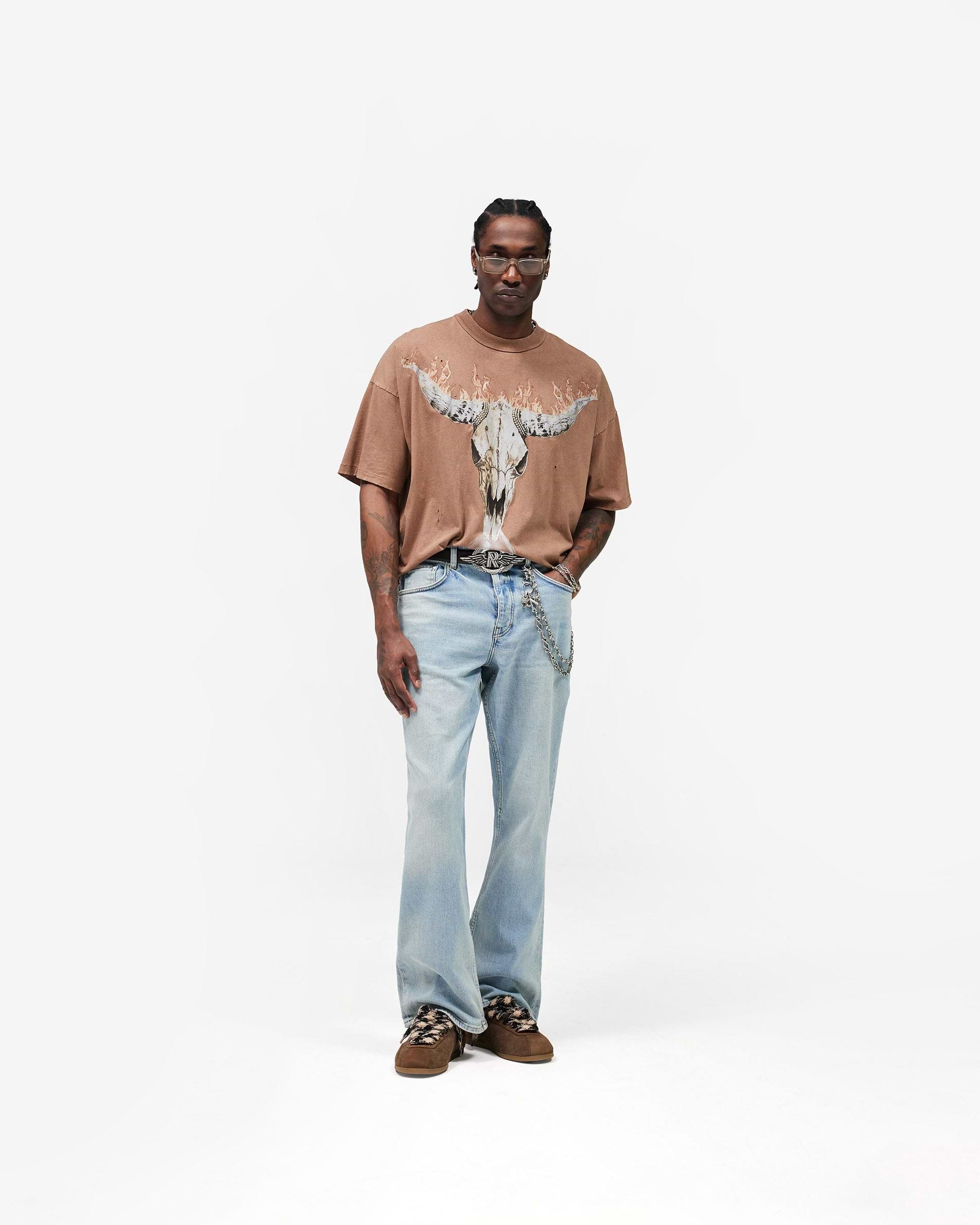 British Cowboys T-Shirt - Dusty Brown