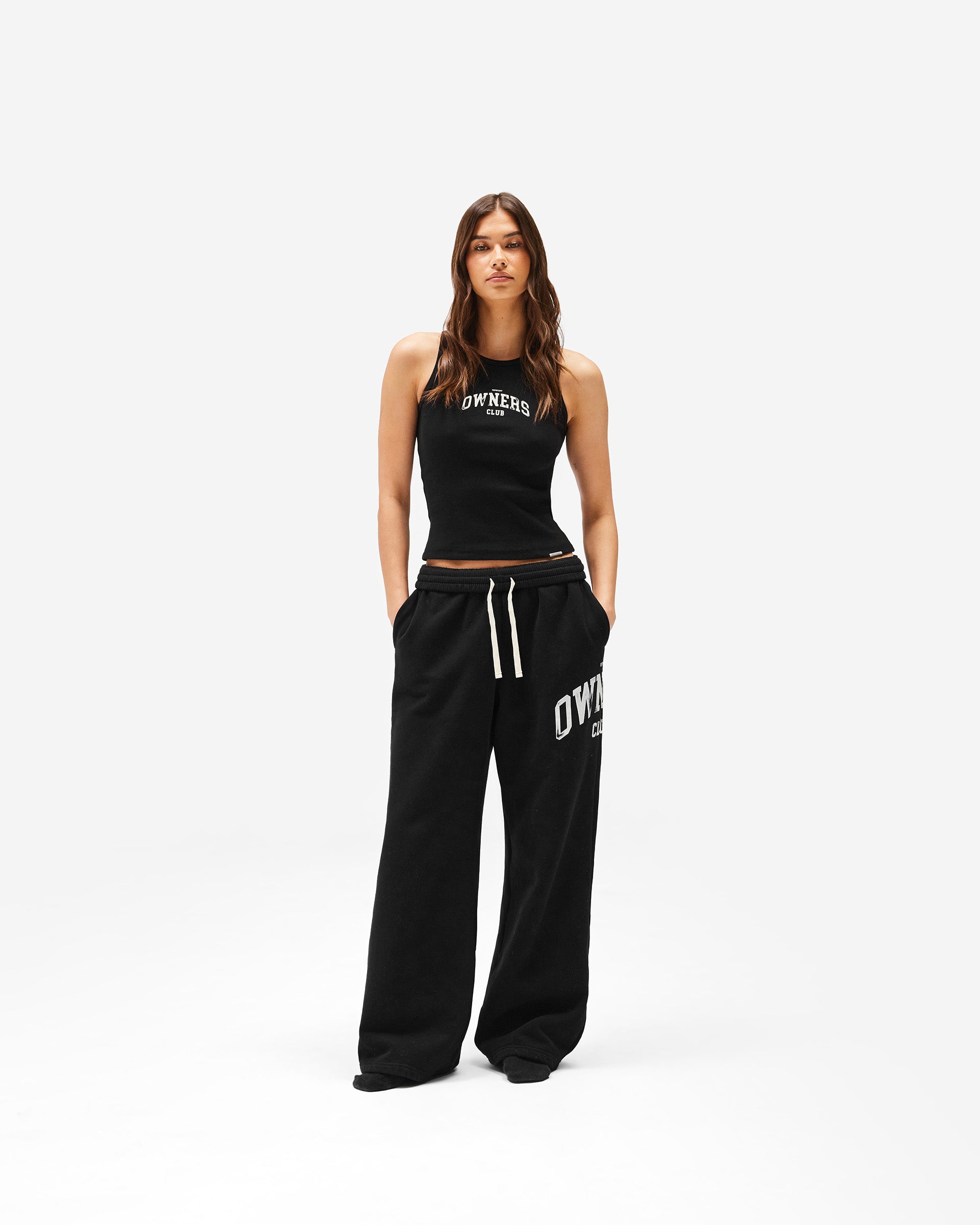 Represent Owners Club Rib Vest - Jet Black