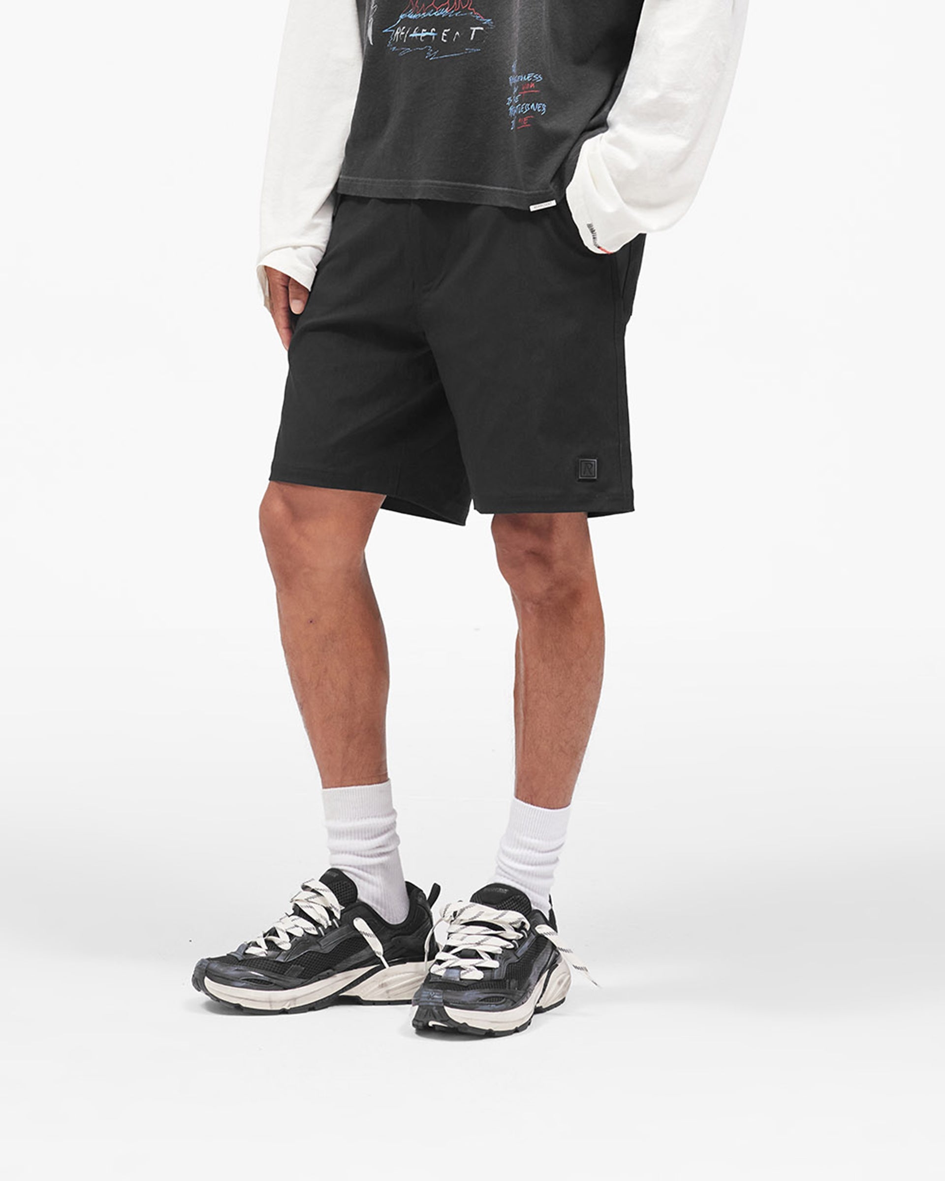 Nylon Cargo Short - Black