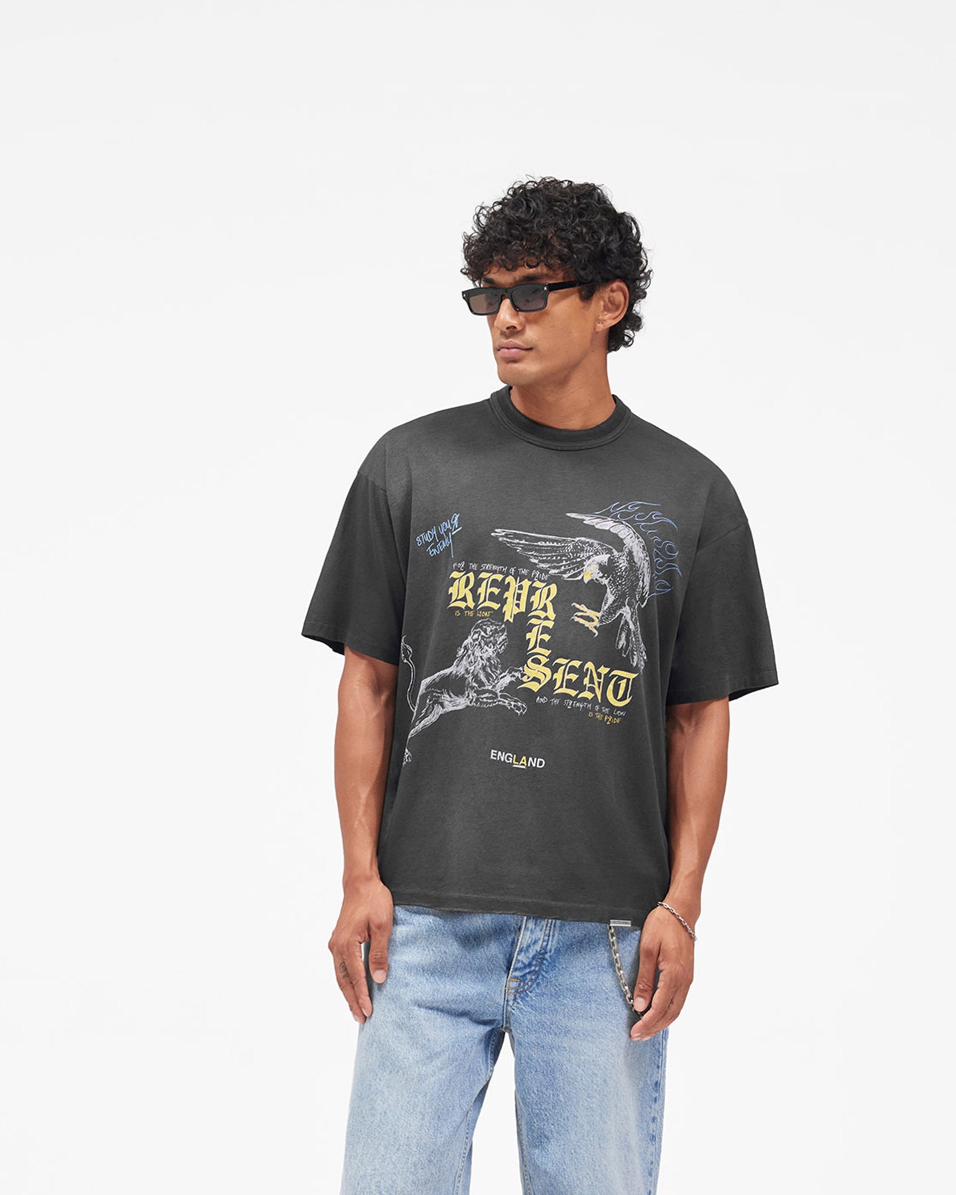 Enemy T-Shirt - Washed Black