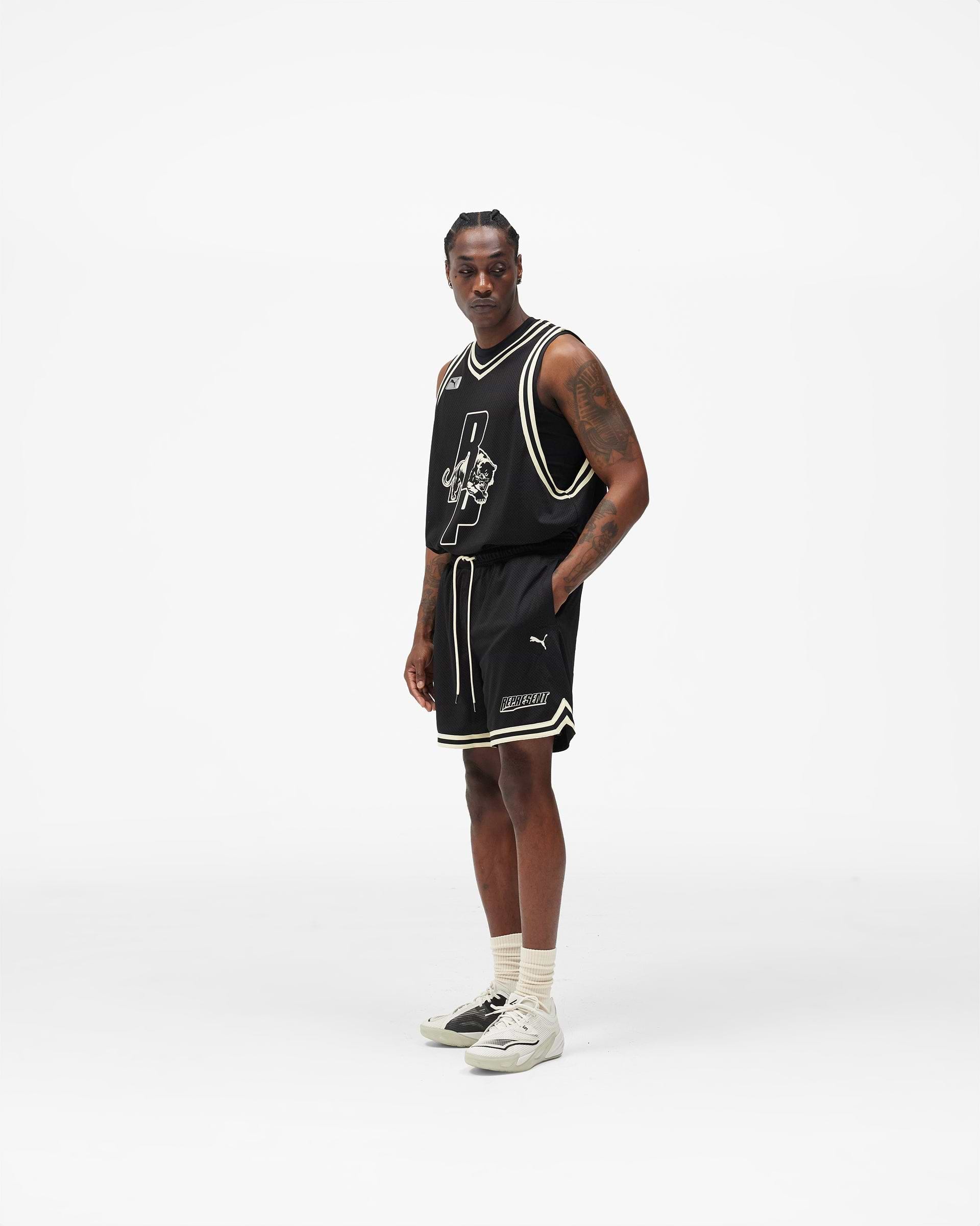 Represent X Puma Shorts - Puma Black