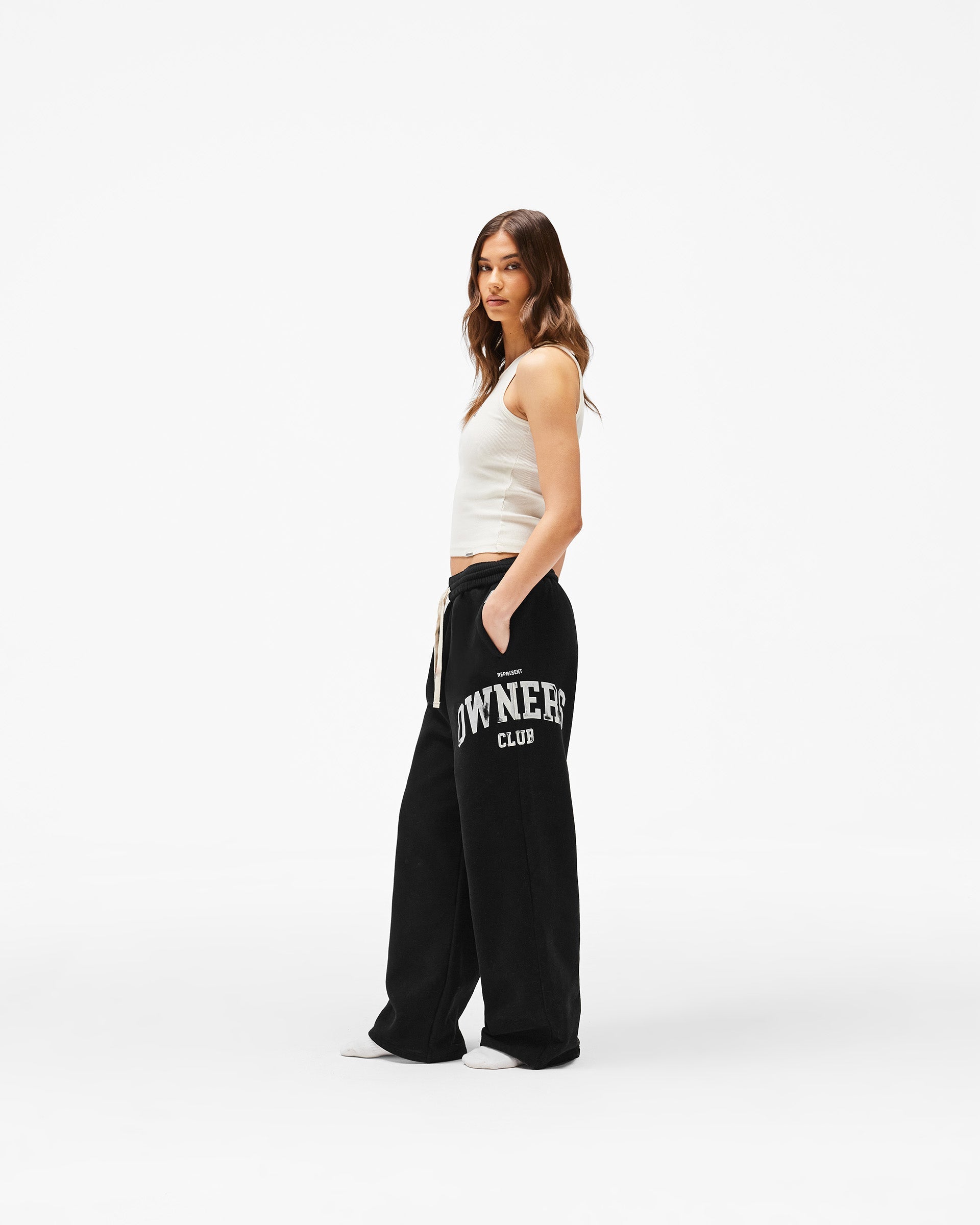 Represent Owners Club Rib Vest - Chalk