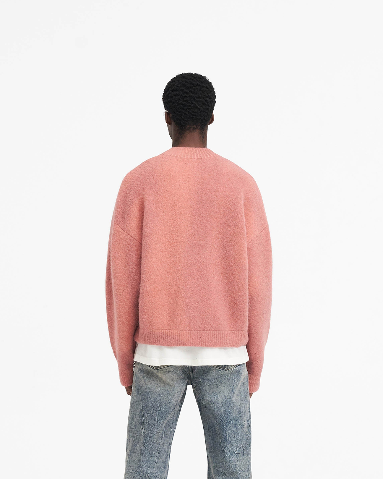 SUNRISE ピンク　セーター Sprayed Horizons Sweater | Sunrise | REPRESENT