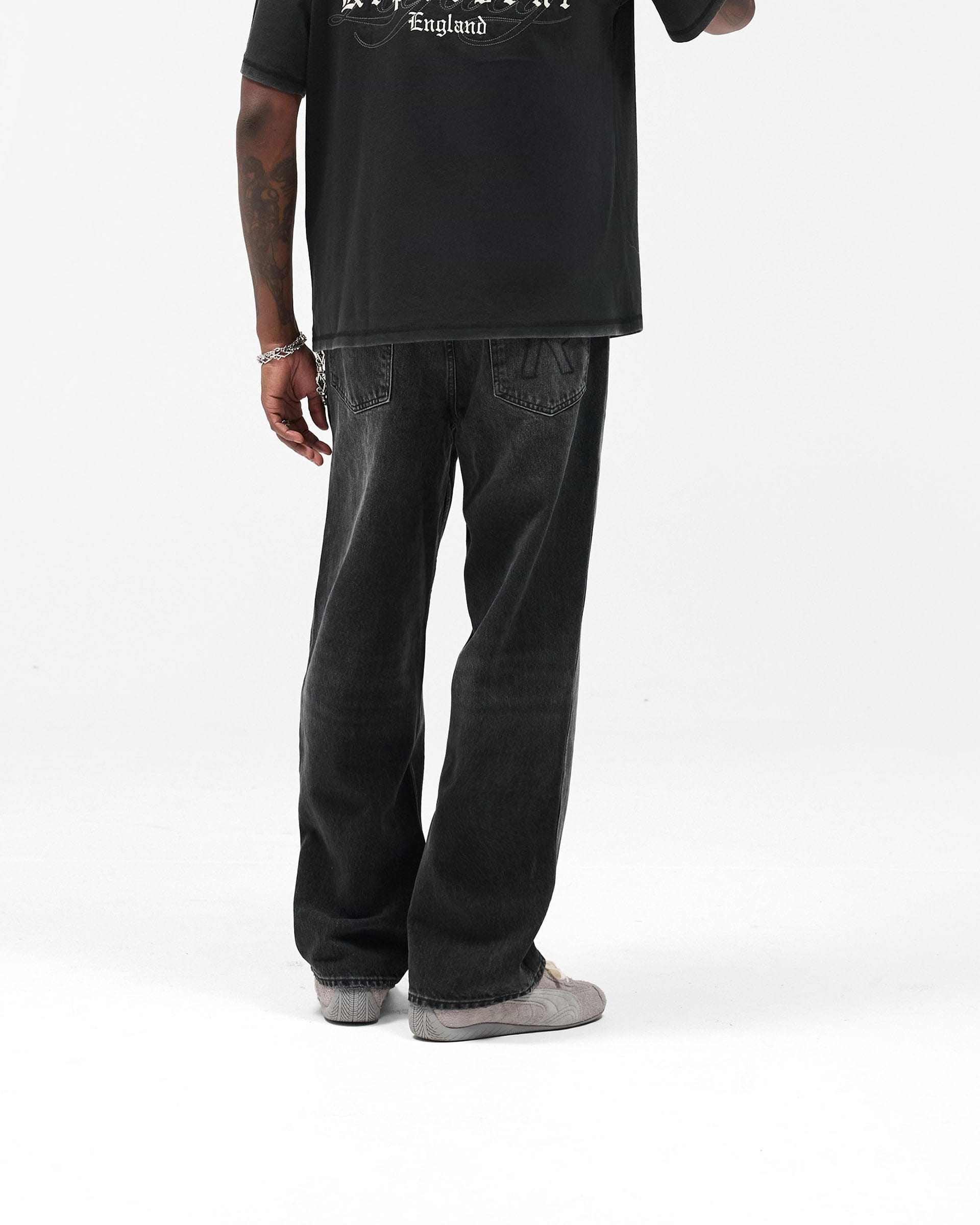 R3 Baggy Denim - Aged Black