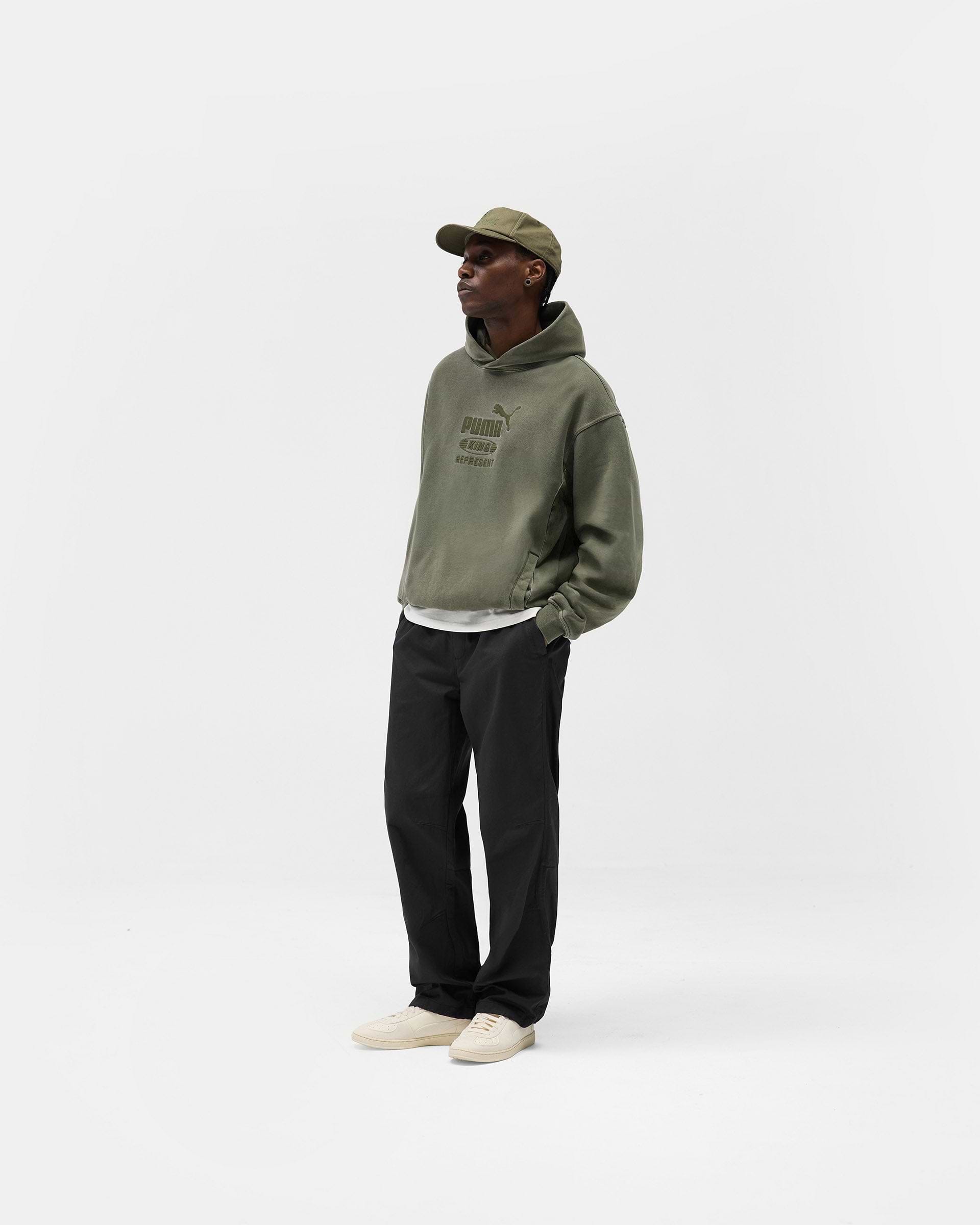 Represent X Puma Graphic Hoodie - Night Pine