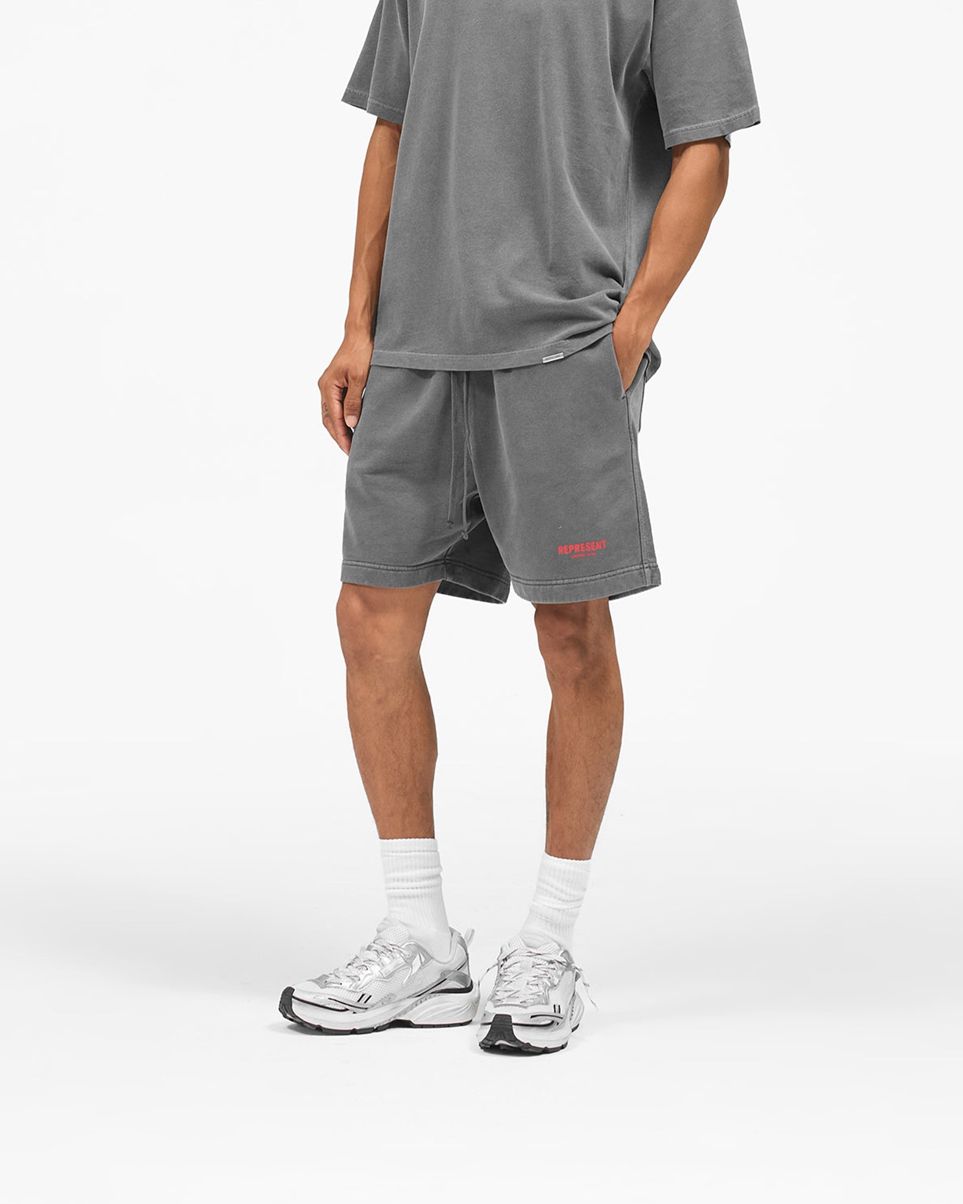 Represent Owners Club Shorts - Washed Black