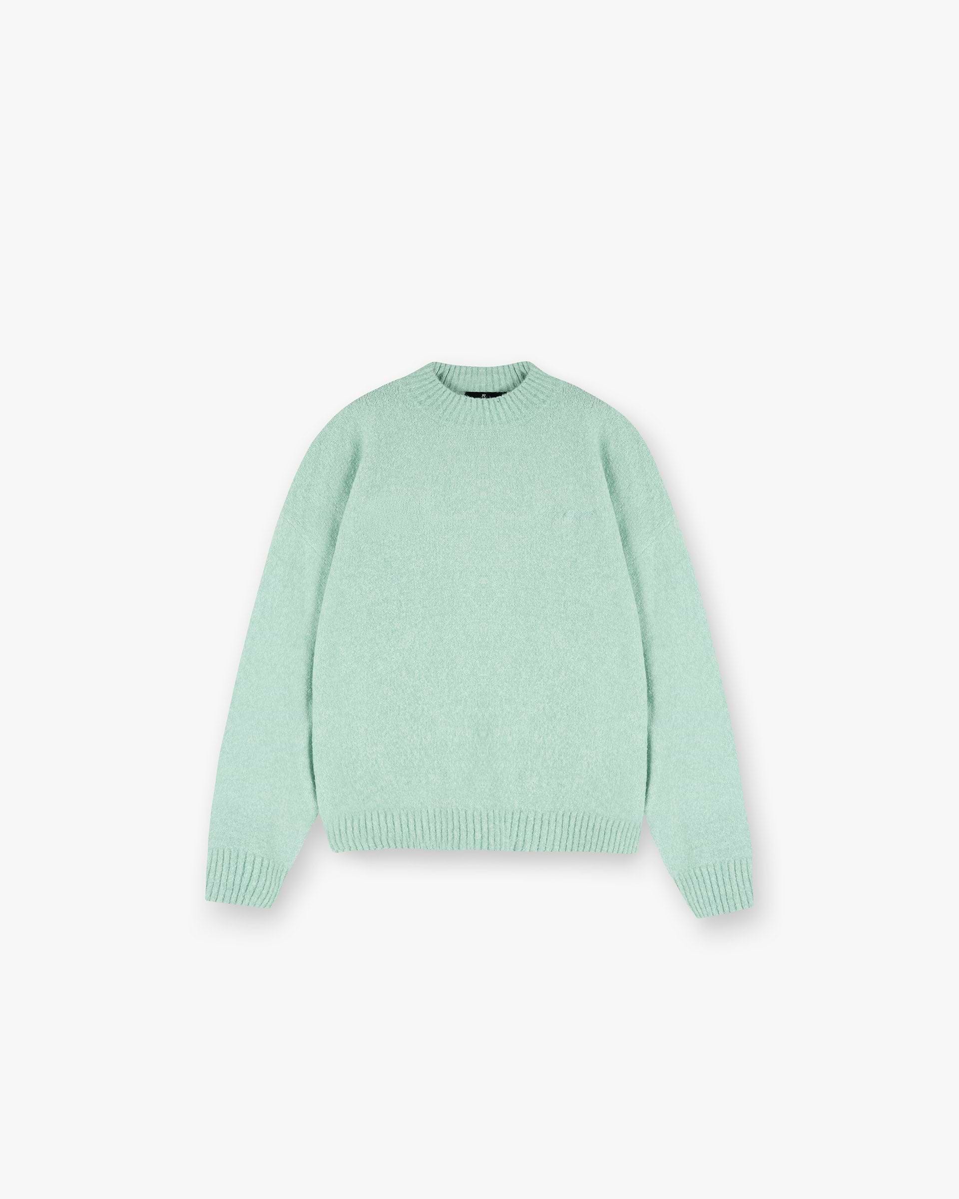 Marled Knit Jumper - Matcha