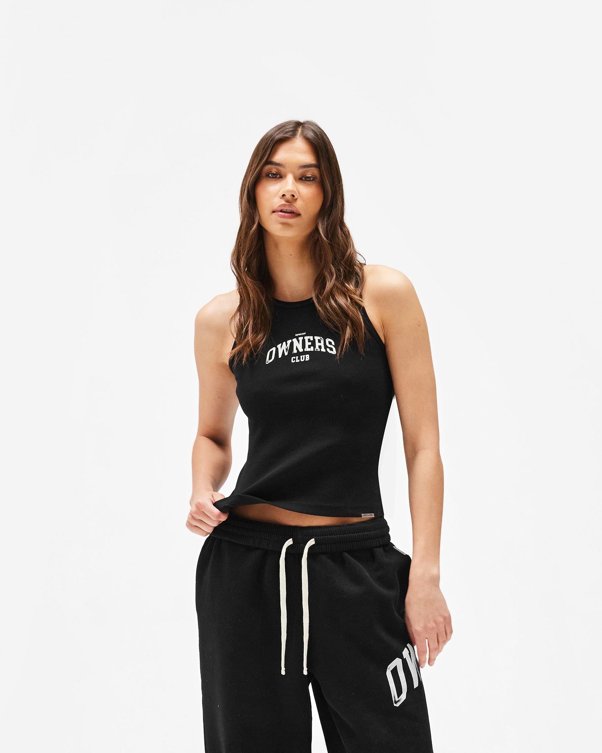 Represent Owners Club Rib Vest - Jet Black