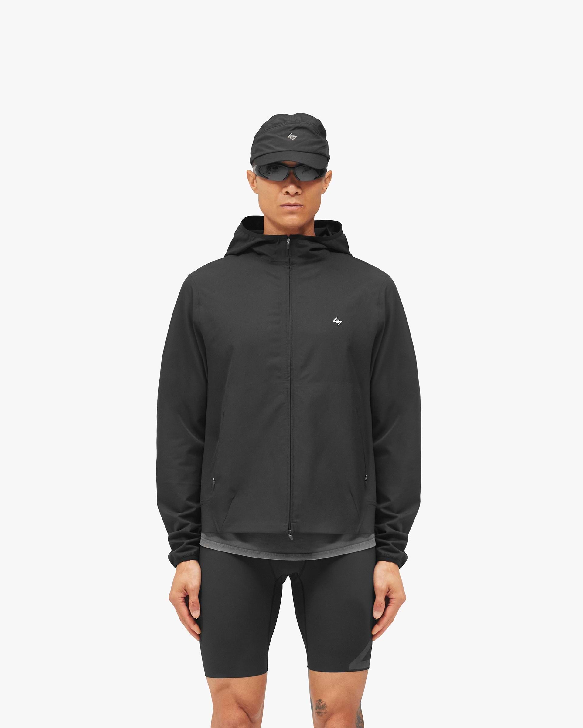 247 Hybrid Running Shell - Jet Black