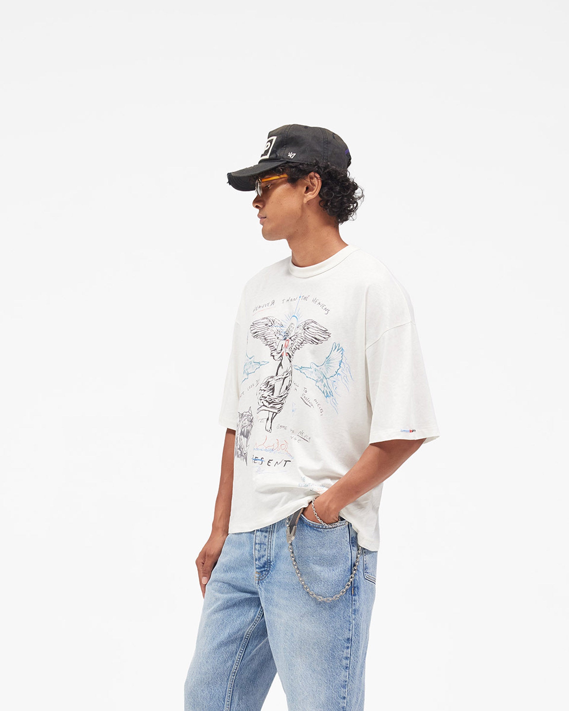 Heavier Than The Heavens T-Shirt - Antique White