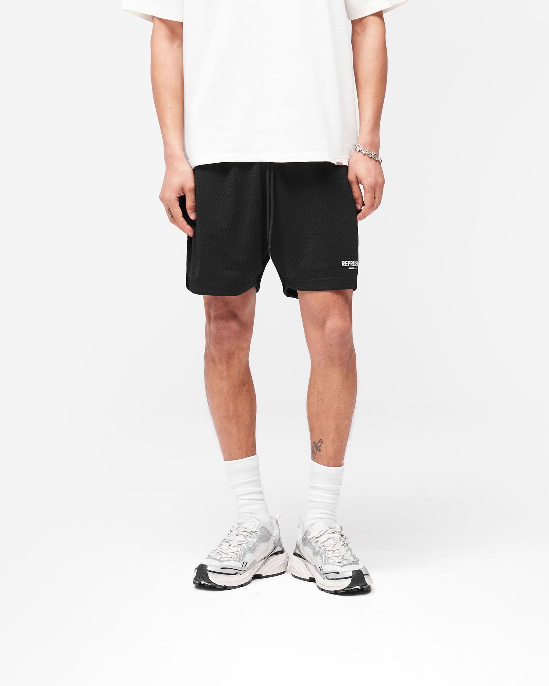 Represent Owners Club Mesh Shorts - Black