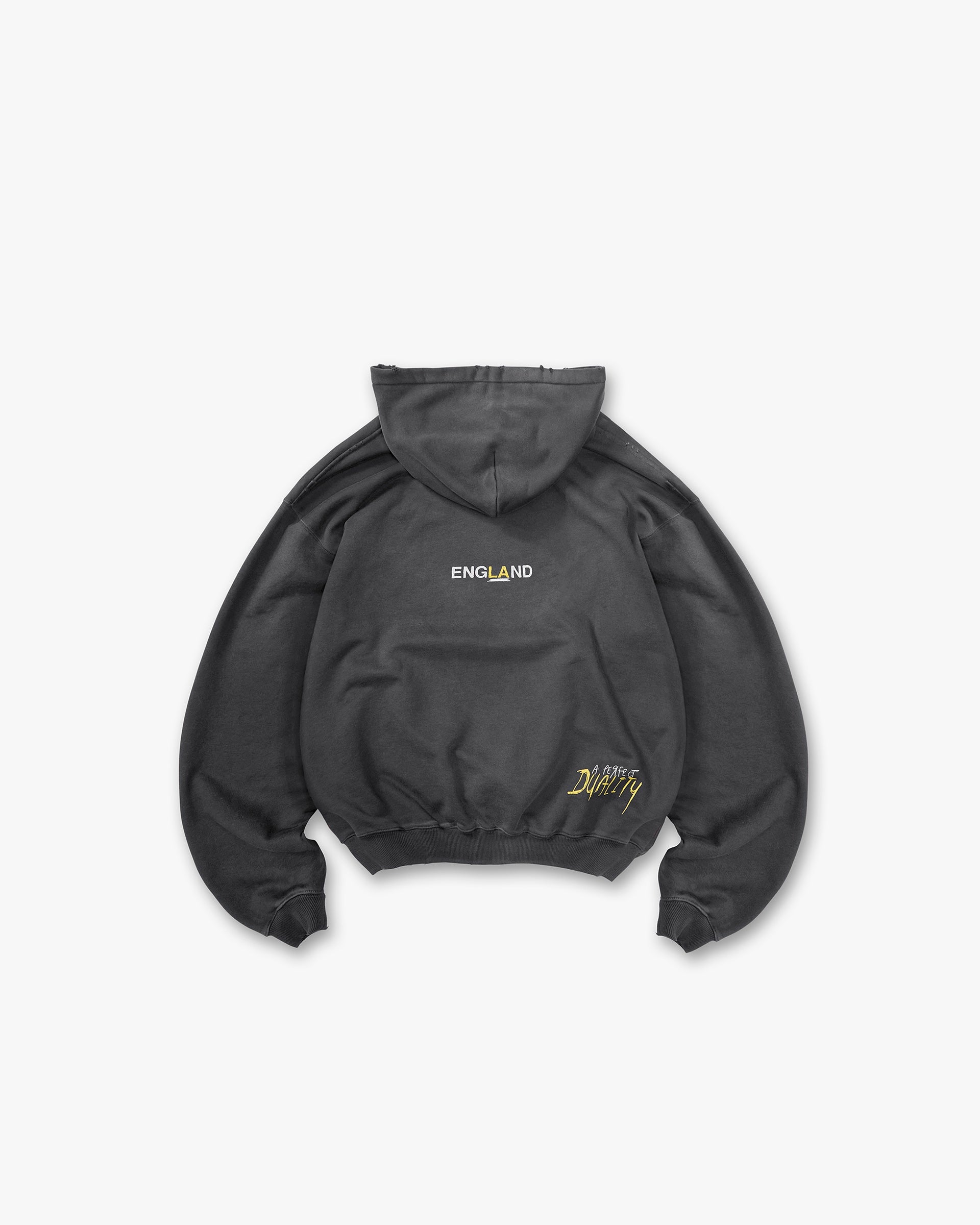 Enemy Hoodie - Washed Black