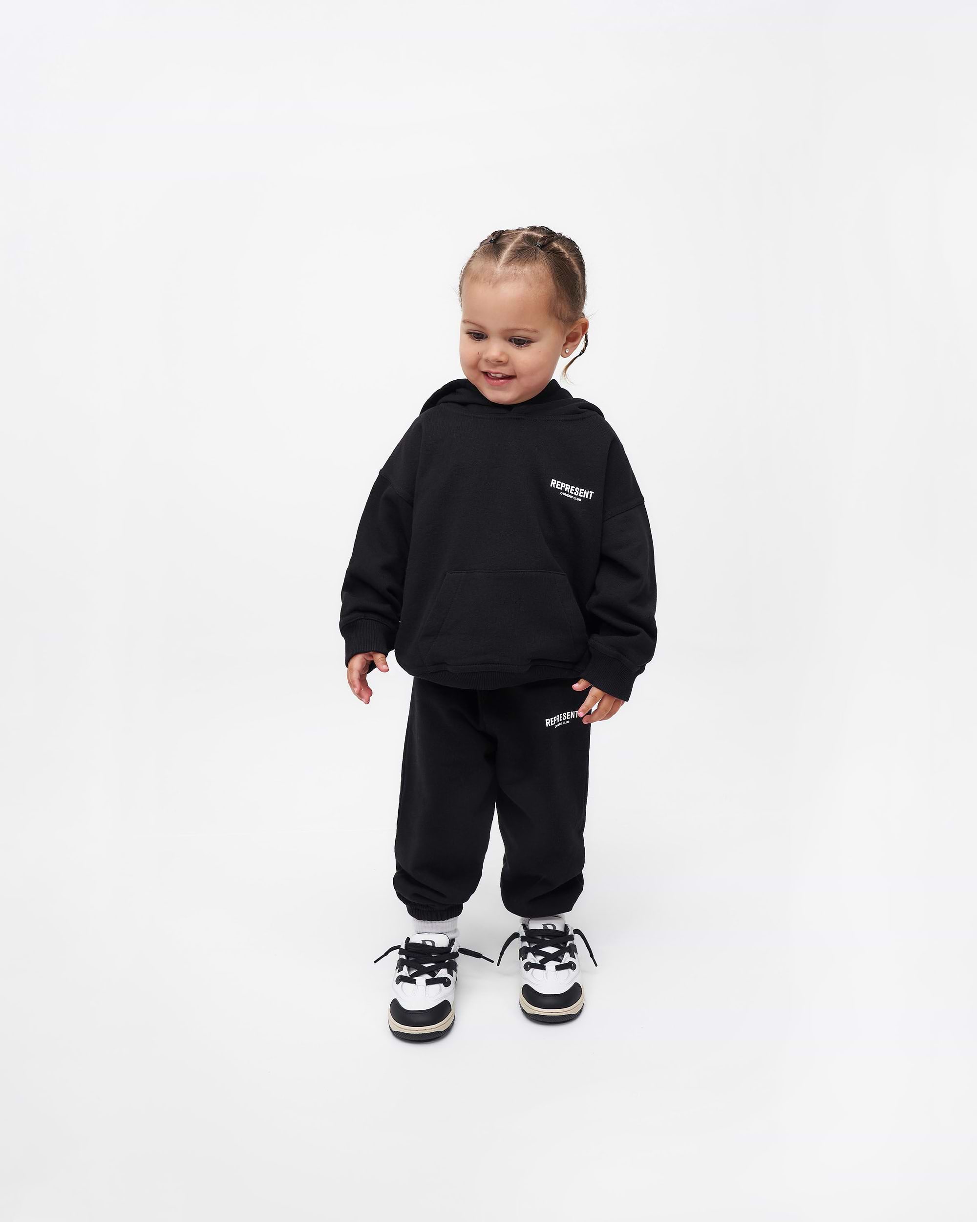 Represent Mini Owners Club Sweatpants | Black Pants Owners Club | Represent Clo