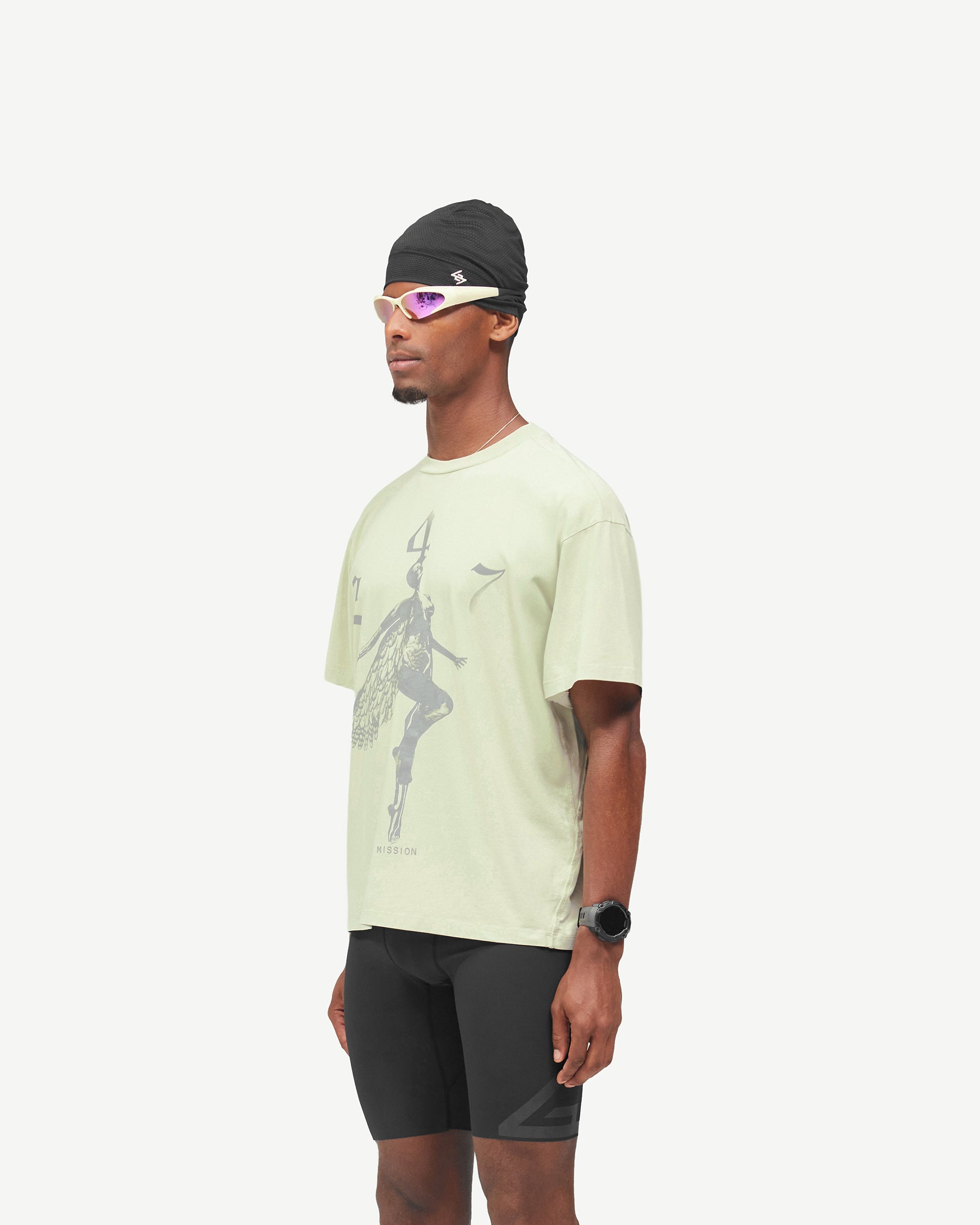 247 Fallen Angel Graphic T-Shirt - Fern