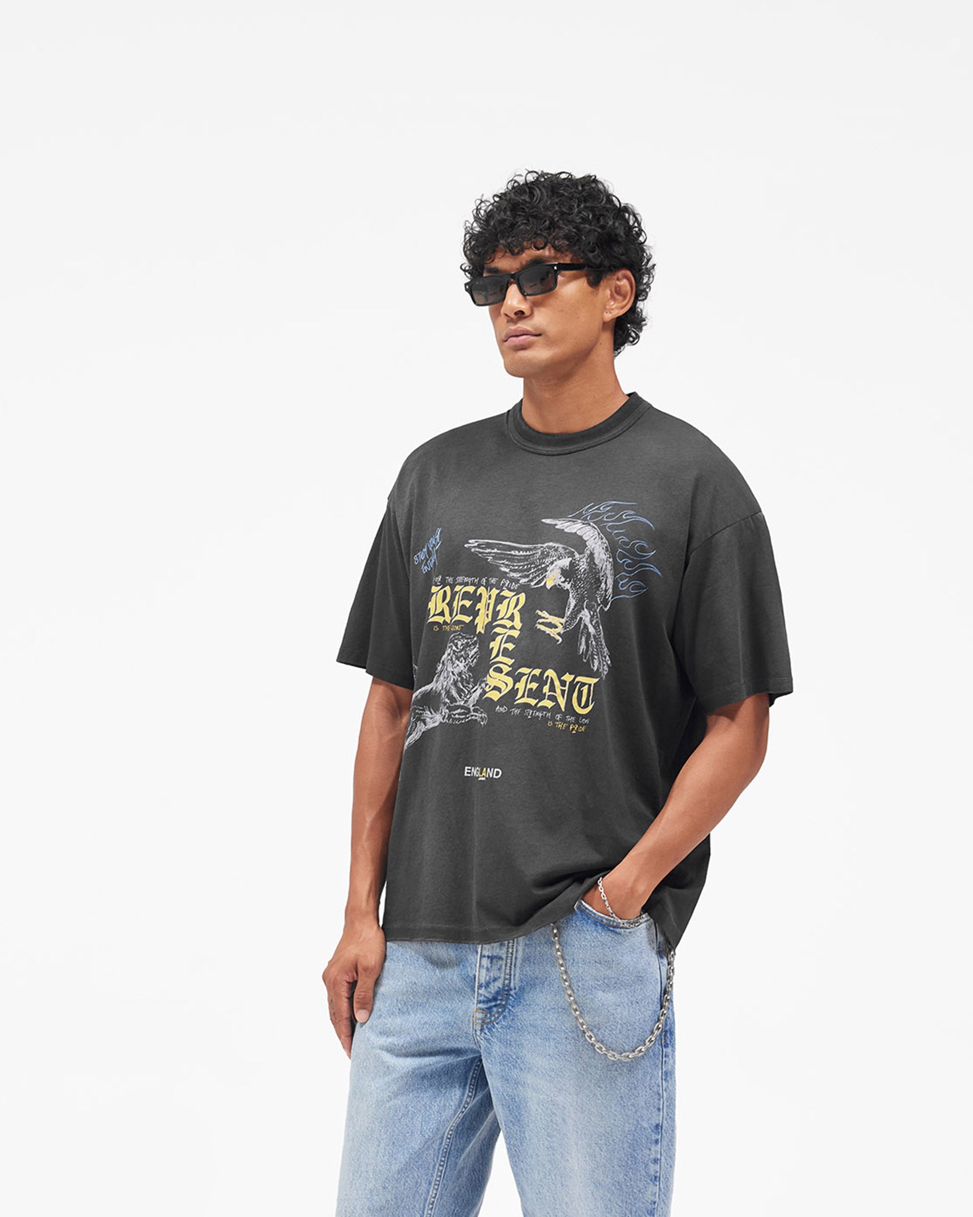 Enemy T-Shirt - Washed Black