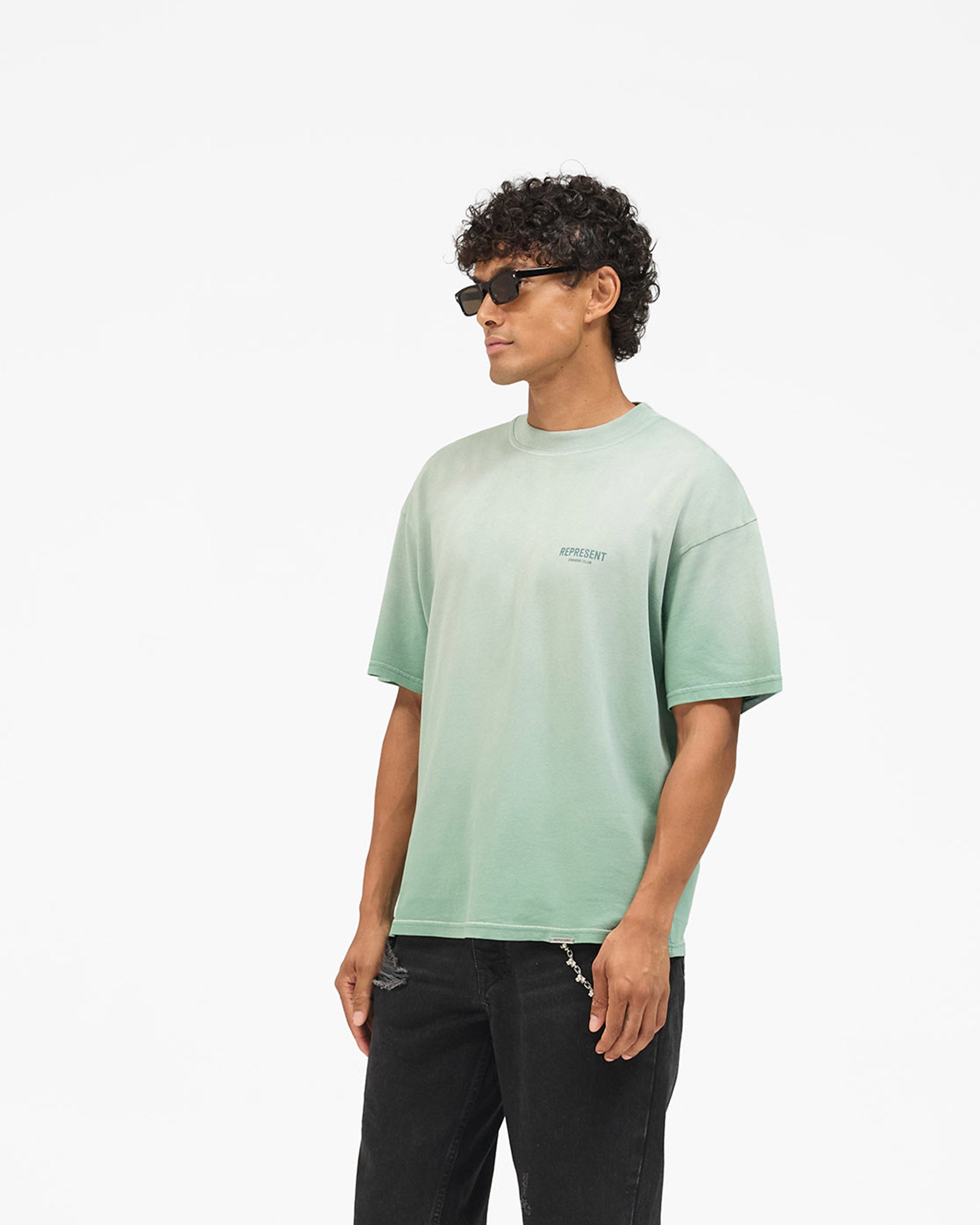 Represent Owners Club T-Shirt - Washed Aloe