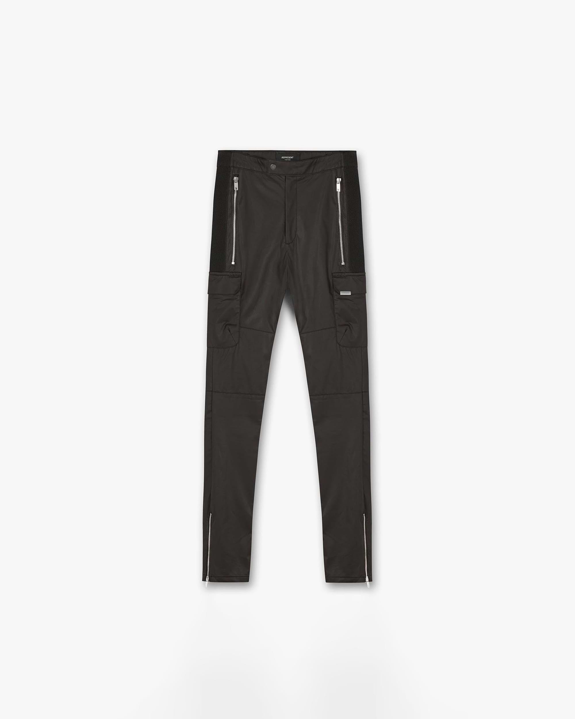 Leather Military Pant - Brown