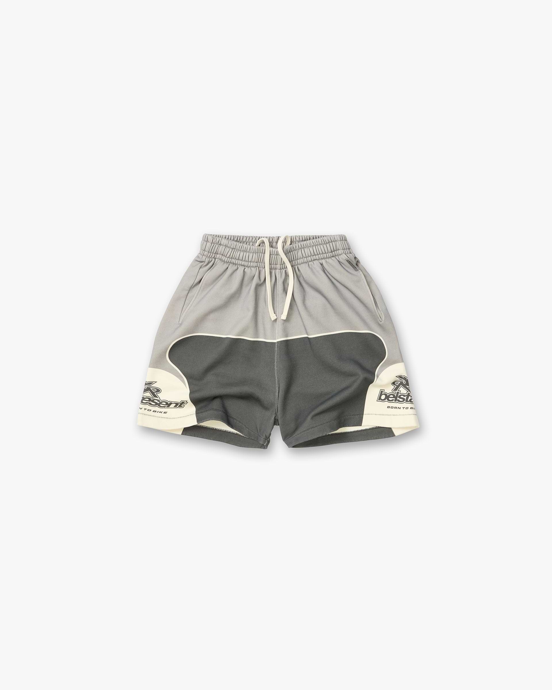 Represent X Belstaff Racing Shorts - Dark Grey