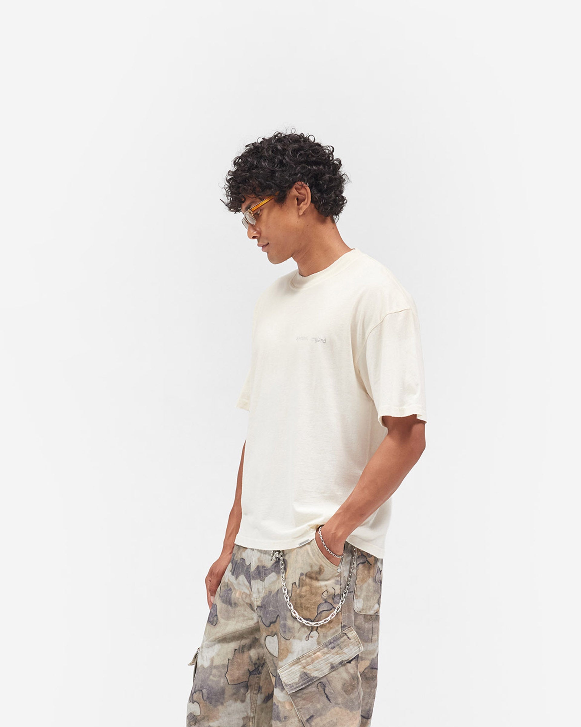 Reverse Resent T-Shirt - Flat White