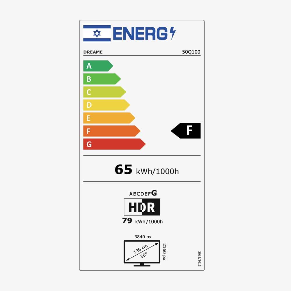 50"Q100 VIVID QLED 4K TV