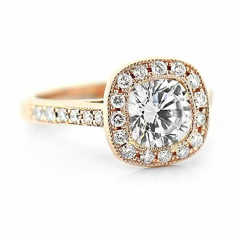 Luxury Diamond Accented Ring with Lab Grown Diamond