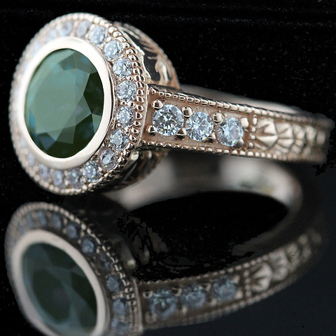 Alexandrite Engagement Ring