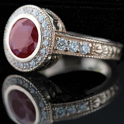 Alexandrite Engagement Ring