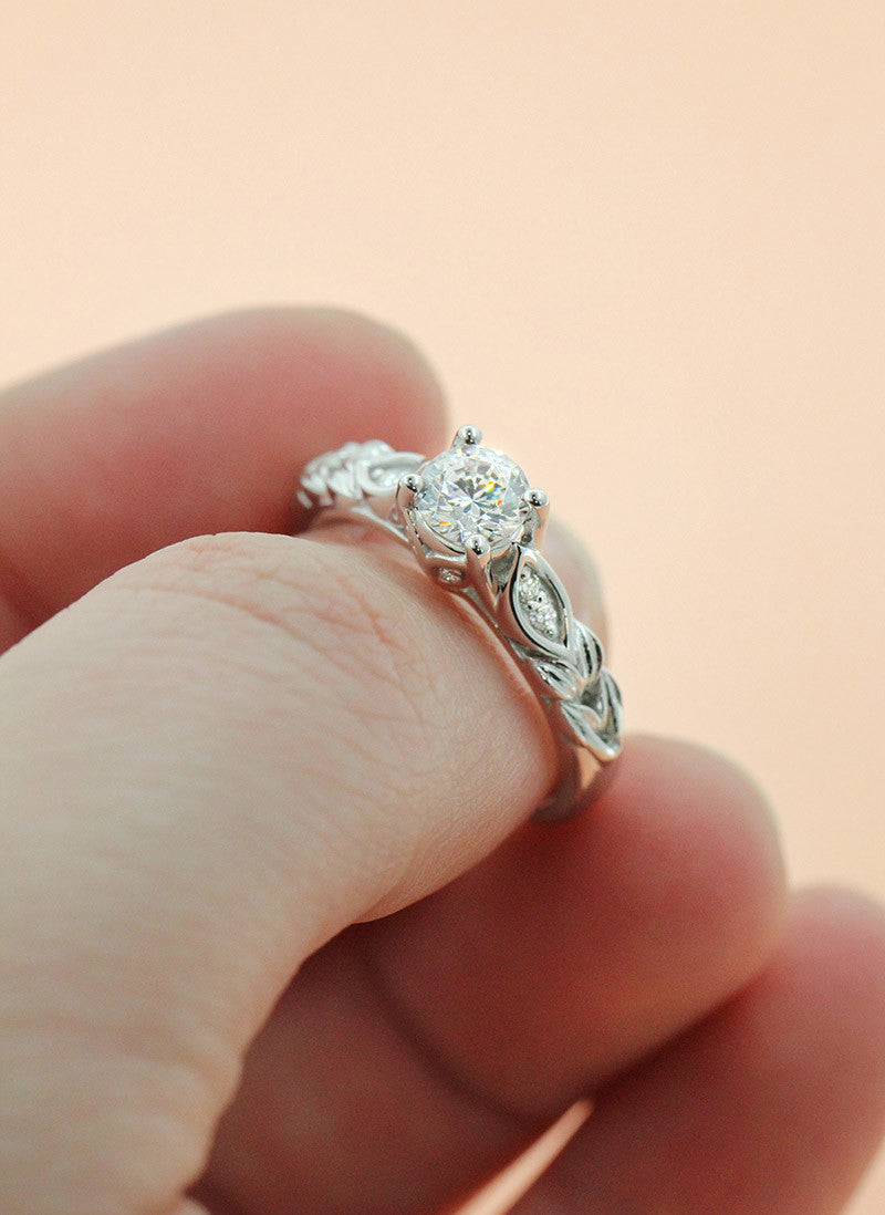 Chapman Two Tone Vintage Engagement Ring