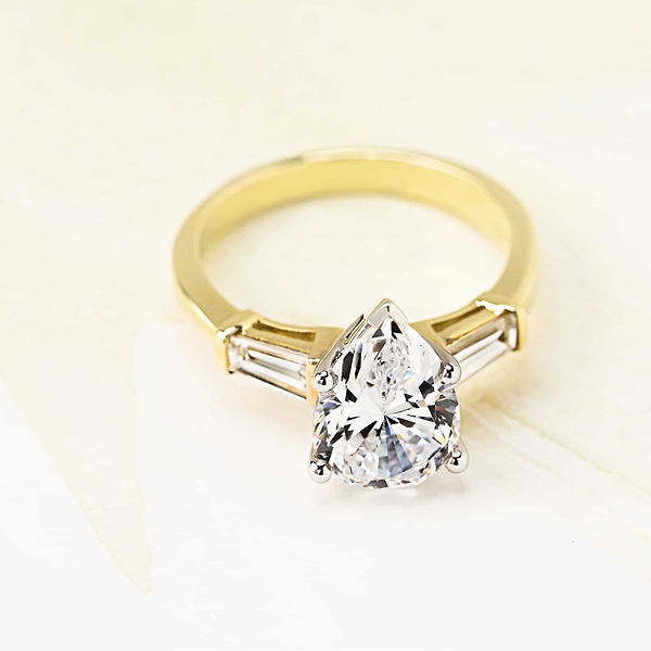 Chorus Three Stone Engagement Ring