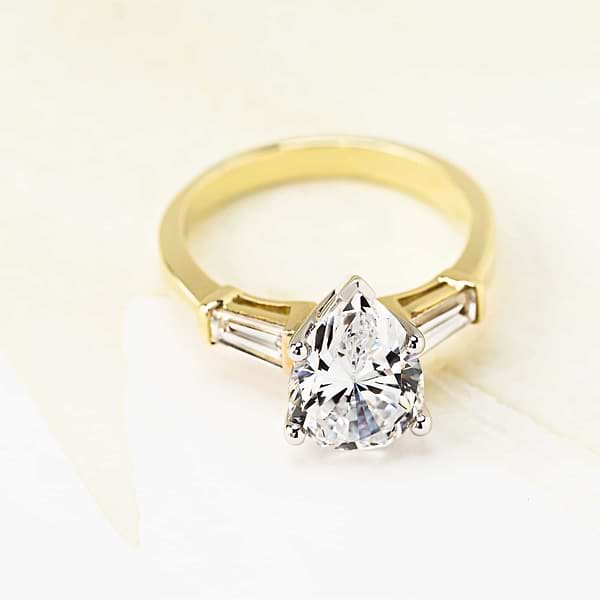Chorus Three Stone Engagement Ring