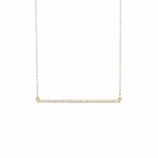 Diamond Bar Necklace