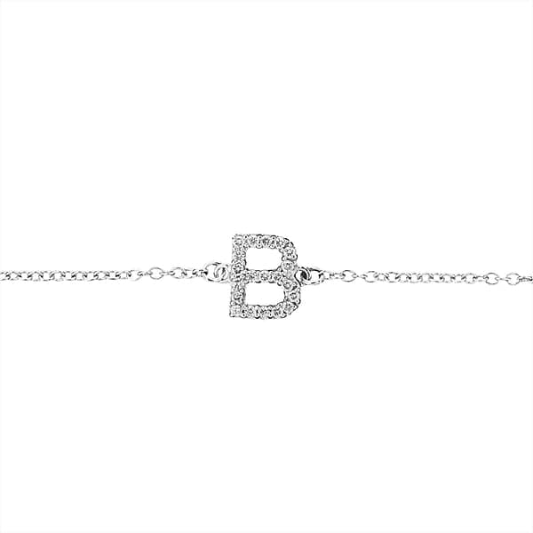 Diamond Initial Bracelet