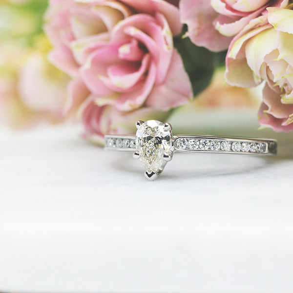drew vintage engagement ring