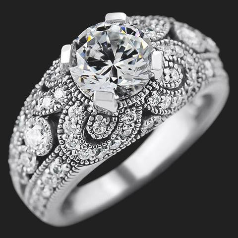 Vintage Engagement Rings by MiaDonna