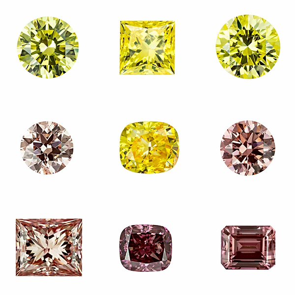 fancy color lab created diamonds