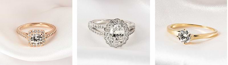 save on an engagement ring and lab grown diamonds