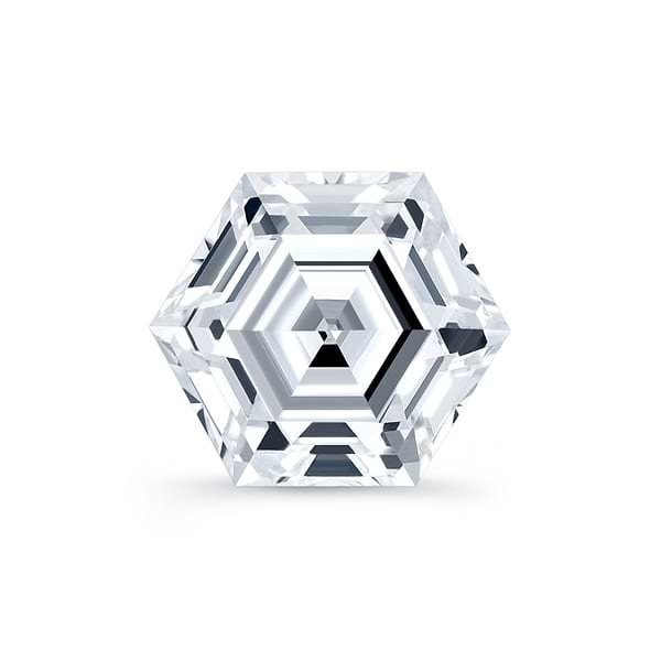 Hexagonal Cut Lab Grown Diamond