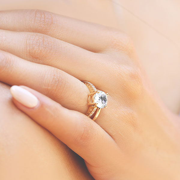 Marilyn Accented Lab Grown Diamond Engagement Ring