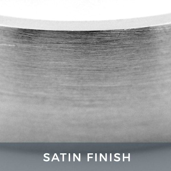Satin Finish Mens Wedding Band