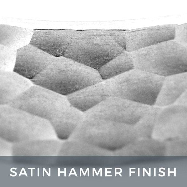 Satin Hammer Finish Men's Wedding Band