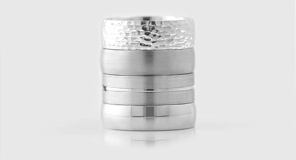 5 top men's wedding band finishes