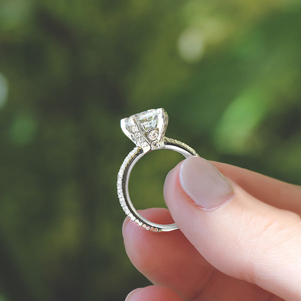 queen vintage engagement ring