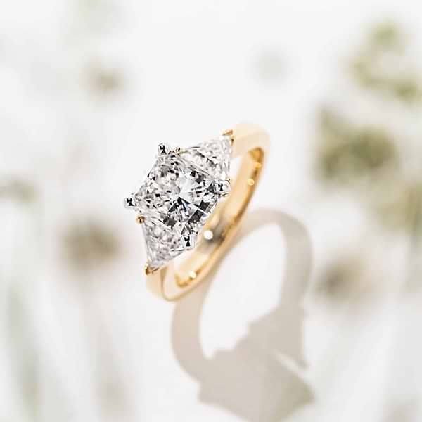Selma Three Stone Engagement Ring