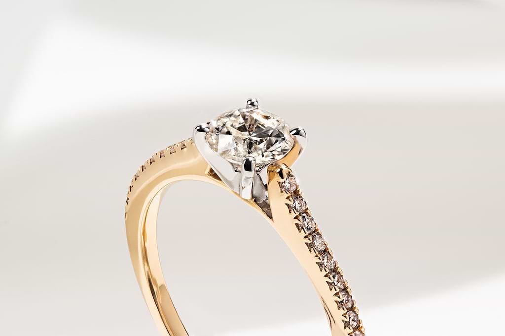Idyllic Engagement Ring with Lab Grown Diamond