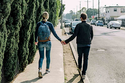 proposing by going on a romantic treasure hunt