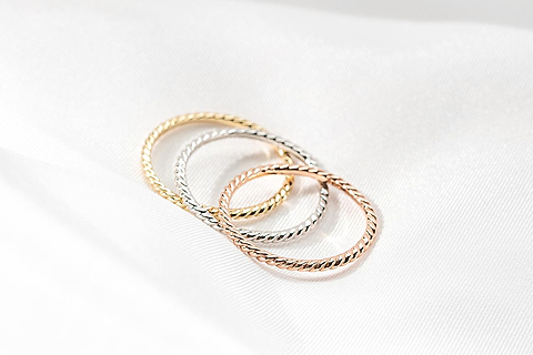 MiaDonna's Skinny Rope Set Ethical Rings