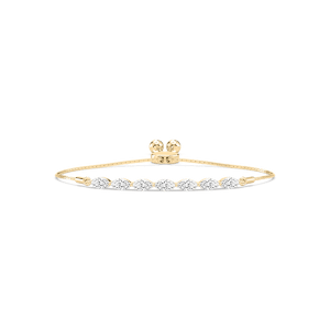 1 ctw Marquise Lab Grown Diamond East West Bolo Bracelet - 7 Inches